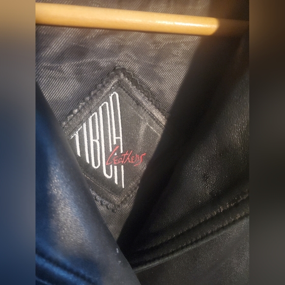 VINTAGE Gorgeous Tiboa Leathers jacket with removable liner size M - Picture 4 of 12